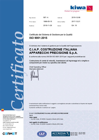 certificato-qualita-ciap-ingranaggi